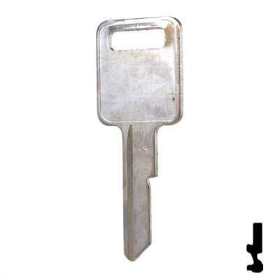 Uncut Key Blank | B50 "C", P1098C | GM Key Automotive Key JMA USA
