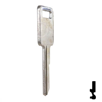 Uncut Key Blank | B50 "C", P1098C | GM Key Automotive Key JMA USA