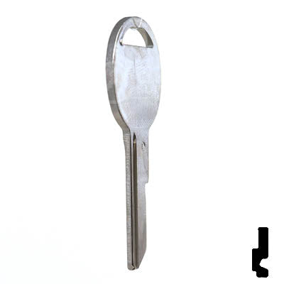 Uncut Key Blank | B51 "D", S1098D  | GM Key Automotive Key JMA USA