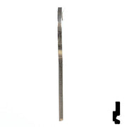 Uncut Key Blank | B51 "D", S1098D  | GM Key Automotive Key JMA USA