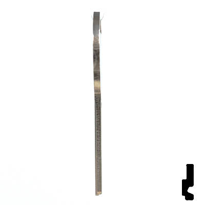 Uncut Key Blank | B51 "D", S1098D  | GM Key Automotive Key JMA USA
