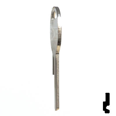 Uncut Key Blank | B51 "D", S1098D  | GM Key Automotive Key JMA USA
