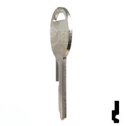 Uncut Key Blank | B51 "D", S1098D  | GM Key Automotive Key JMA USA