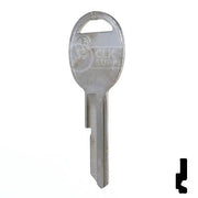 Uncut Key Blank | B51 "D", S1098D  | GM Key Automotive Key JMA USA