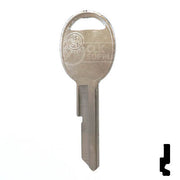 Uncut Key Blank | B51 "D", S1098D  | GM Key Automotive Key JMA USA