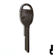 Uncut Key Blank | B51 "D", S1098D  | GM Key Automotive Key JMA USA