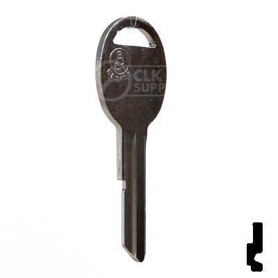 Uncut Key Blank | B51 "D", S1098D  | GM Key Automotive Key JMA USA