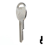 Uncut Key Blank | B51 "D", S1098D  | GM Key Automotive Key JMA USA