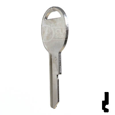 Uncut Key Blank | B51 "D", S1098D  | GM Key Automotive Key JMA USA