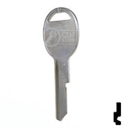 Uncut Key Blank | B51 "D", S1098D  | GM Key Automotive Key JMA USA