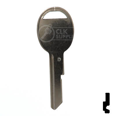 Uncut Key Blank | B51 "D", S1098D  | GM Key Automotive Key JMA USA