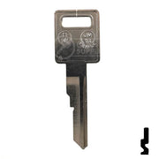 Uncut Key Blank | B62, P1098AV | GM Key Automotive Key JMA USA