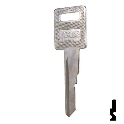 Uncut Key Blank | B62, P1098AV | GM Key Automotive Key JMA USA