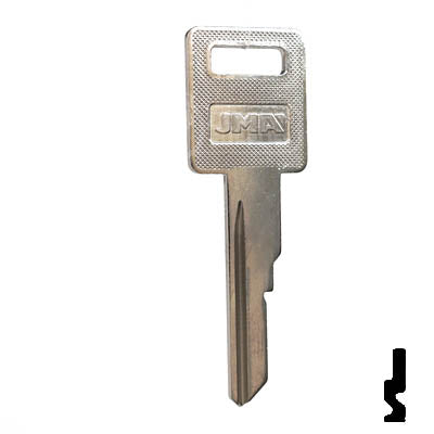 Uncut Key Blank | B62, P1098AV | GM Key Automotive Key JMA USA