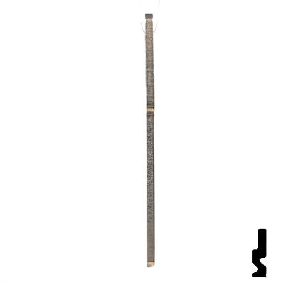 Uncut Key Blank | B62, P1098AV | GM Key Automotive Key JMA USA