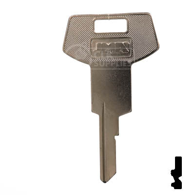 Uncut Key Blank | B64, P1098WC | GM Key Automotive Key JMA USA