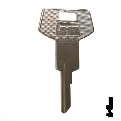 Uncut Key Blank | B64, P1098WC | GM Key Automotive Key JMA USA