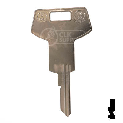 Uncut Key Blank | B64, P1098WC | GM Key Automotive Key JMA USA