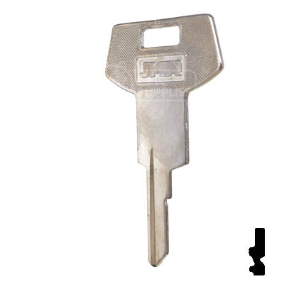 Uncut Key Blank | B64, P1098WC | GM Key Automotive Key JMA USA