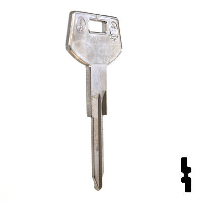 Uncut Key Blank | B68, P1099 | GM Key Automotive Key JMA USA
