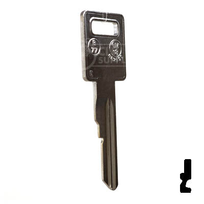 Uncut Key Blank | B77, P1098EV | GM Key Automotive Key JMA USA