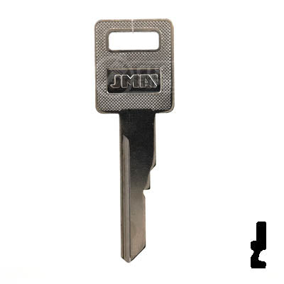 Uncut Key Blank | B77, P1098EV | GM Key Automotive Key JMA USA