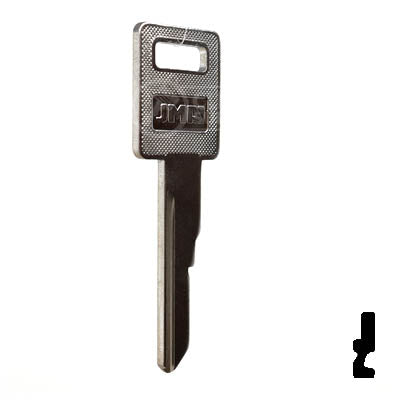 Uncut Key Blank | B77, P1098EV | GM Key Automotive Key JMA USA