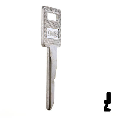 Uncut Key Blank | B77, P1098EV | GM Key Automotive Key JMA USA
