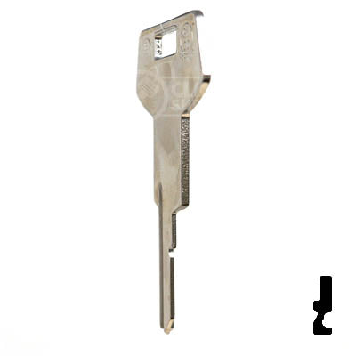 Uncut Key Blank | B78, P1098WE | GM Key Automotive Key JMA USA