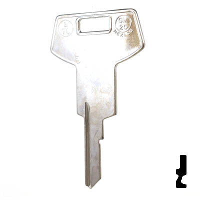 Uncut Key Blank | B78, P1098WE | GM Key Automotive Key JMA USA