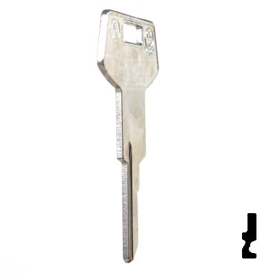 Uncut Key Blank | B78, P1098WE | GM Key Automotive Key JMA USA