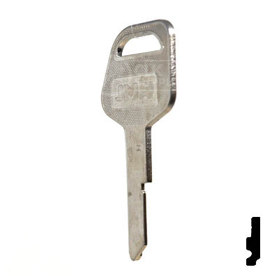 Uncut Key Blank | B79, S1098WH | GM Key Automotive Key JMA USA