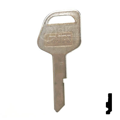 Uncut Key Blank | B79, S1098WH | GM Key Automotive Key JMA USA