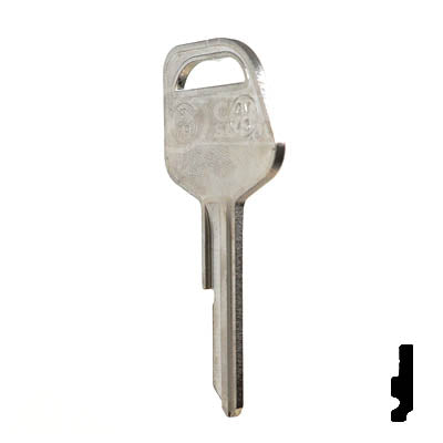 Uncut Key Blank | B79, S1098WH | GM Key Automotive Key JMA USA