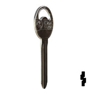Uncut Key Blank | B80-NP | GM Key Automotive Key Ilco
