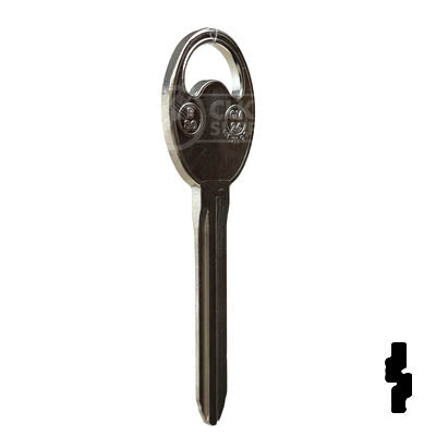 Uncut Key Blank | B80-NP | GM Key Automotive Key Ilco