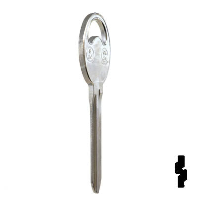 Uncut Key Blank | B80-NP | GM Key Automotive Key Ilco