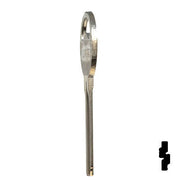Uncut Key Blank | B80-NP | GM Key Automotive Key Ilco