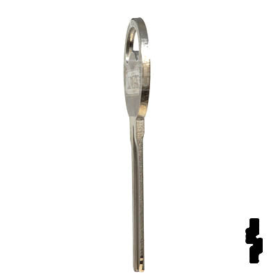 Uncut Key Blank | B80-NP | GM Key Automotive Key Ilco