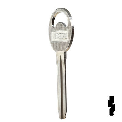Uncut Key Blank | B80-NP | GM Key Automotive Key Ilco