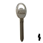 Uncut Key Blank | B80-NP | GM Key Automotive Key Ilco