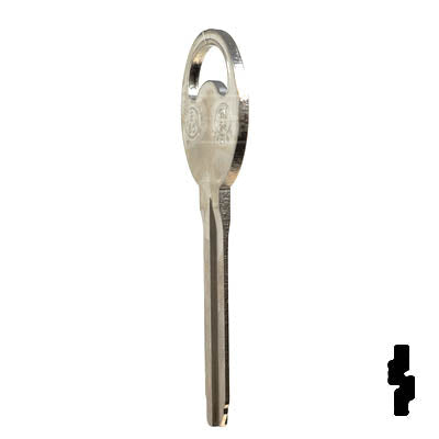 Uncut Key Blank | B80-NP | GM Key Automotive Key Ilco