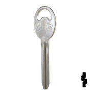 Uncut Key Blank | B80-NP | GM Key Automotive Key Ilco