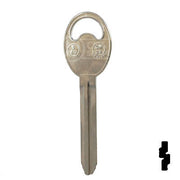 Uncut Key Blank | B80-NP | GM Key Automotive Key Ilco