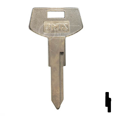 Uncut Key Blank | B84, P1101 | GM Key Automotive Key JMA USA