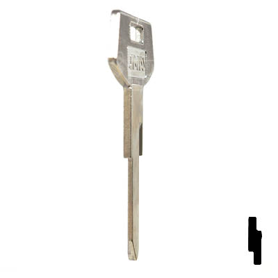 Uncut Key Blank | B84, P1101 | GM Key Automotive Key JMA USA