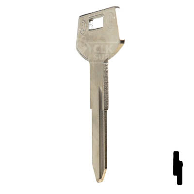 Uncut Key Blank | B84, P1101 | GM Key Automotive Key JMA USA