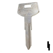 Uncut Key Blank | B84, P1101 | GM Key Automotive Key JMA USA