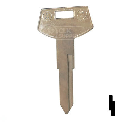 Uncut Key Blank | B84, P1101 | GM Key Automotive Key JMA USA