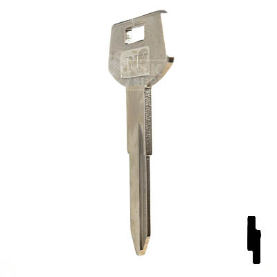 Uncut Key Blank | B84, P1101 | GM Key Automotive Key JMA USA